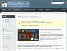 Tablet Screenshot of chem-page.de
